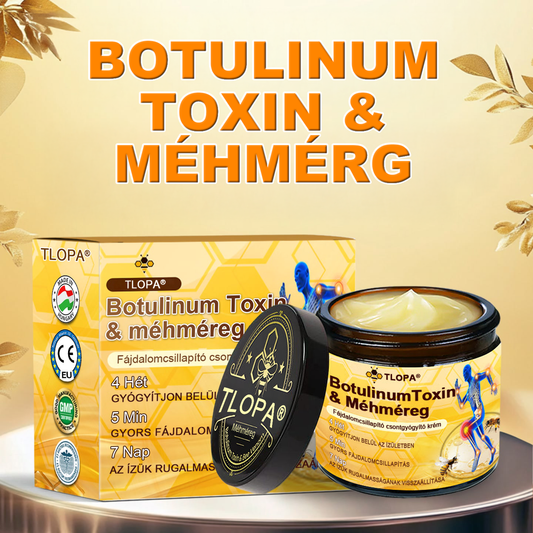 TLOPA® Botulinum Toxin és Méhméreg Fájdalomcsillapító Csontgyógyító Krém🐝🌿 (Kifejezetten időseknek & ortopéd szakorvosok ajánlásával)🔥🔥
