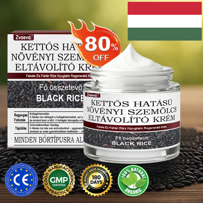 ✅ Zvoevo® Fekete Rizses Bőrregeneráló Krém 👨‍⚕️ (Szemölcsök, bőrkinövések, foltok és hiperpigmentáció kezelésére)🍀